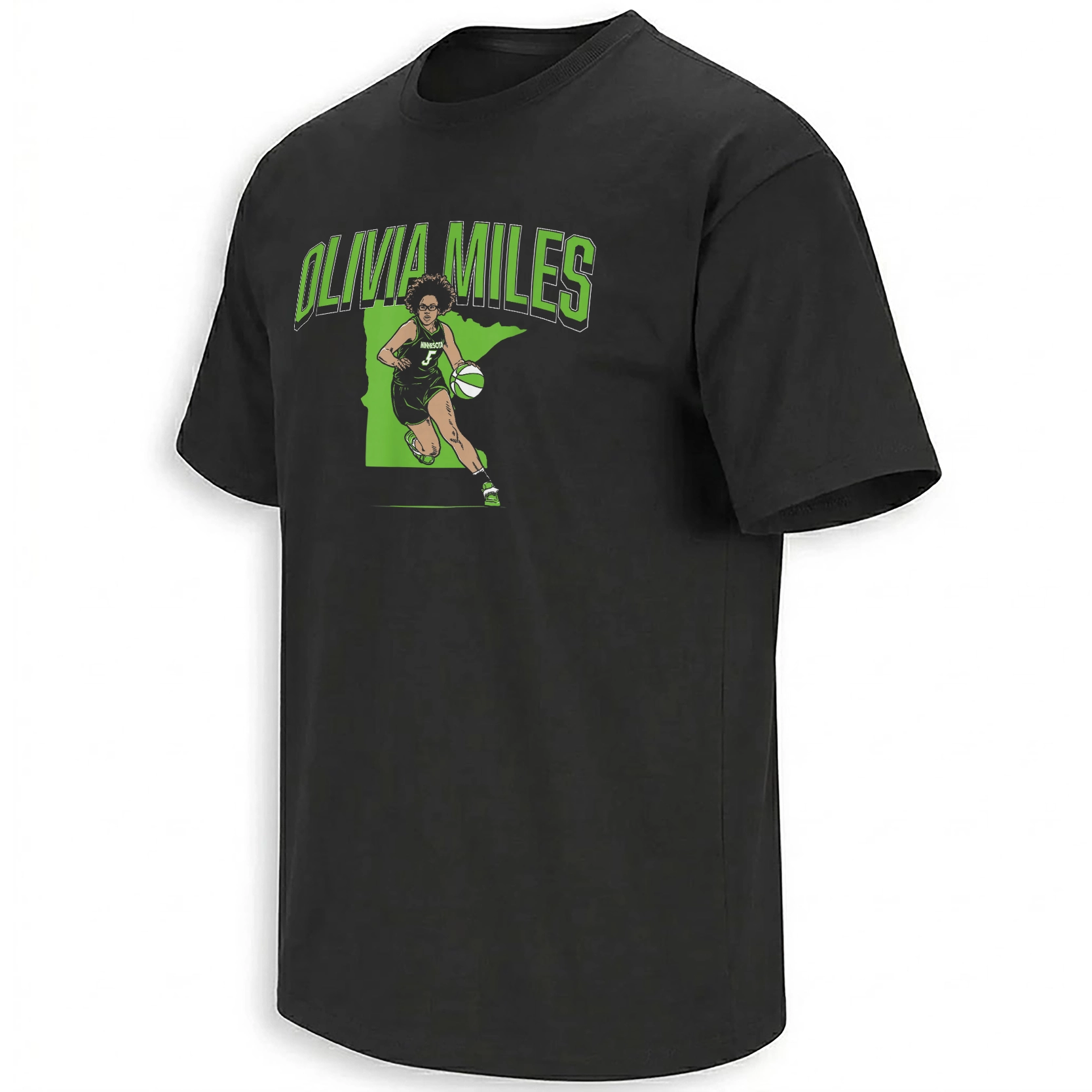 MINNESOTA STATE STAR SHIRT – Olivia Miles Minnesota Lynx Basketball Fan Tee MINNESOTA STATE STAR SHIRT – Olivia Miles Minnesota Lynx Basketball Fan Tee