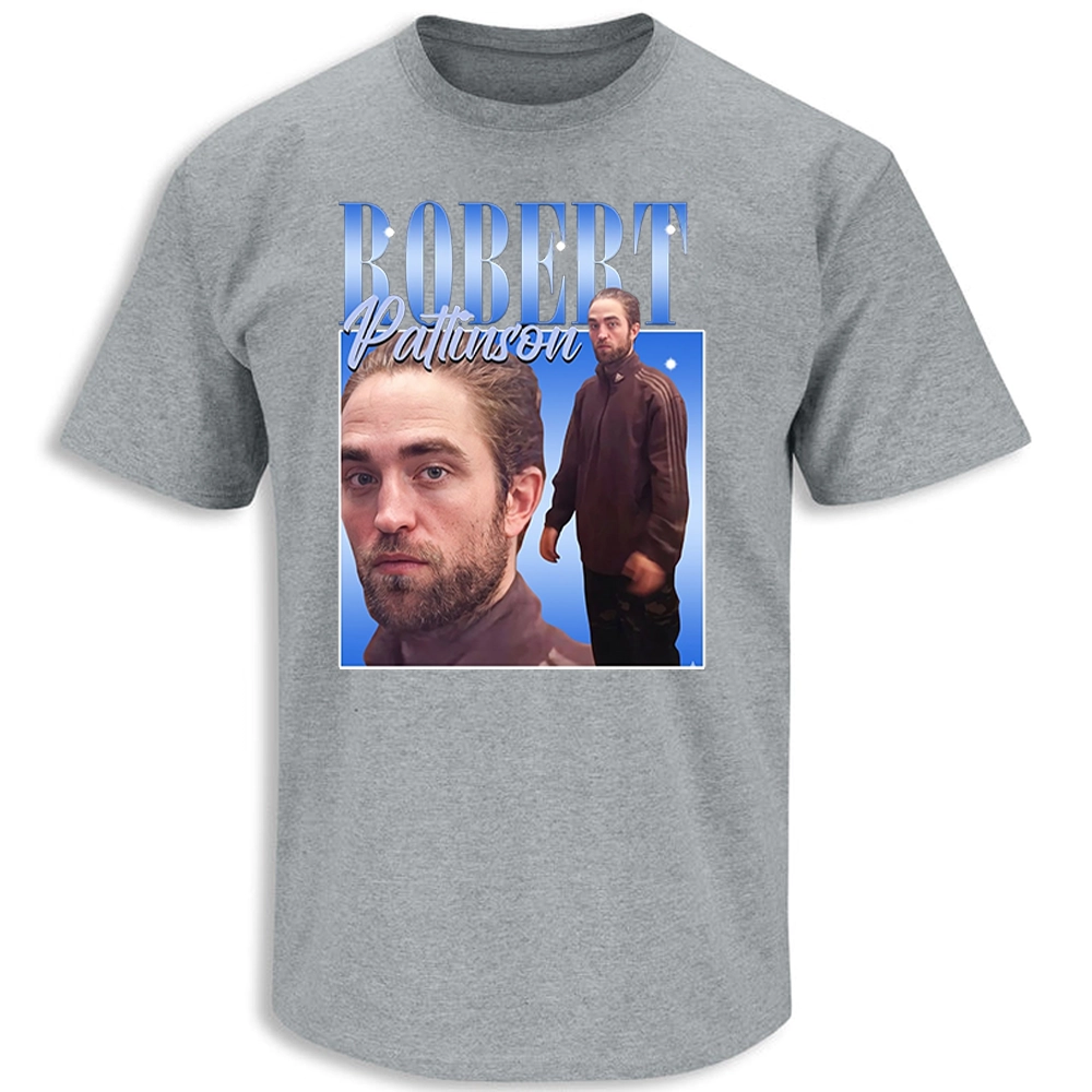 ROBERT PATTINSON STANDING MEME SHIRT – Viral Celebrity Pop Culture Graphic Tee G ROBERT PATTINSON STANDING MEME SHIRT – Viral Celebrity Pop Culture Graphic Tee G