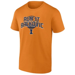 RUN IT BACKOVIC SHIRT – Illinois Fighting Illini Basketball Fan Tee