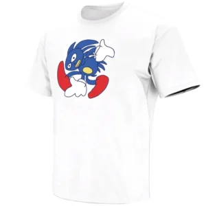 SANIC ADVENTURE SHIRT – Sonic Meme Running Chaos Sega April Fools Viral Tee W