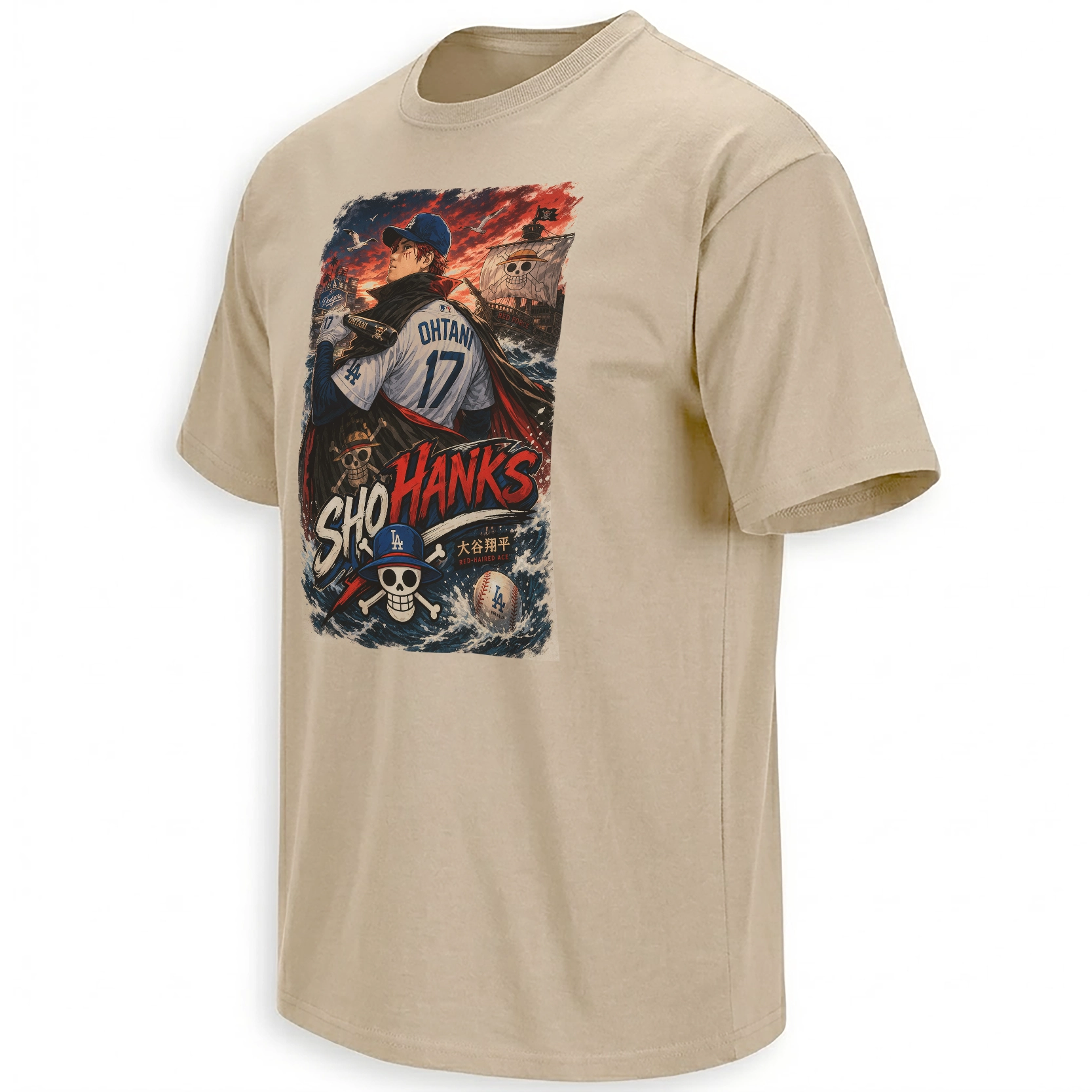 SHO-HANKS SHIRT – Shohei Ohtani Los Angeles Dodgers x One Piece Anime Crossover Fan Tee SHO HANKS SHIRT – Shohei Ohtani Los Angeles Dodgers x One Piece Anime Crossover Fan Tee