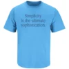 SIMPLICITY IS THE ULTIMATE SOPHISTICATION SHIRT – Apple 50 Years Anniversary Minimalist Quote Tee