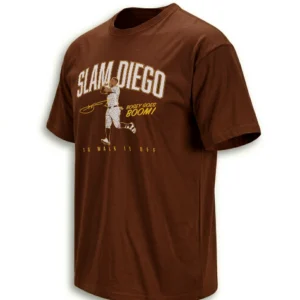SLAM DIEGO TO WALK IT OFF SHIRT – Xander Bogaerts San Diego Padres Walk Off Grand Slam Tee