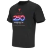 TESLA AMERICA 250 SHIRT – Electrifying Freedom USA 250th Birthday Independence Day 1776–2026 Tee