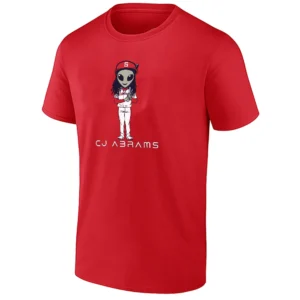 THE ALIEN SHIRT – CJ Abrams Washington Nationals Rising Star Baseball Fan Tee