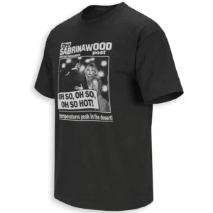 THE SABRINAWOOD POST SHIRT – Sabrina Carpenter Coachella Pop Culture Retro Fan Tee