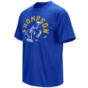 THOMPSON STAMP EMBLEM SHIRT – Tage Thompson Buffalo Sabres Hockey Tee
