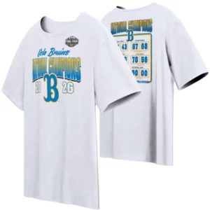 UCLA BRUINS NATIONAL CHAMPIONS 2026 SHIRT – NCAA WOMEN’S BASKETBALL TITLE SCHEDULE TEE