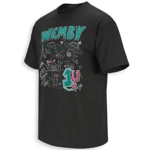 WEMBY SHIRT – Victor Wembanyama San Antonio Spurs 2026 NBA Playoffs Street Art Fan Tee