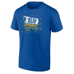 WE’RE BACK SHIRT – Buffalo Sabres 2026 NHL Playoffs Wagon Return Hockey Fan Tee