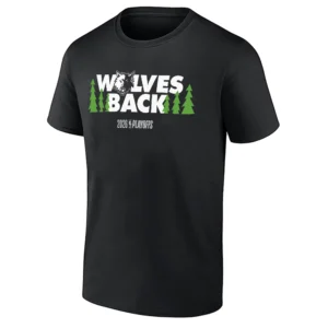 WOLVES BACK SHIRT – Minnesota Timberwolves 2026 NBA Playoffs Comeback Fan Tee