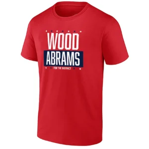 WOOD ABRAMS FOR THE DISTRICT SHIRT – James Wood & CJ Abrams Washington Nationals Fan Tee