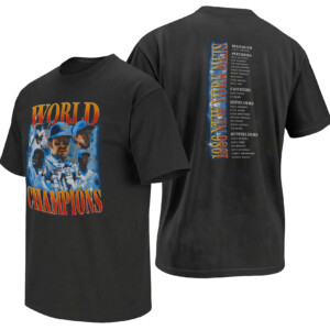 1986 WORLD CHAMPIONS SHIRT New York Mets Vintage Roster Tee