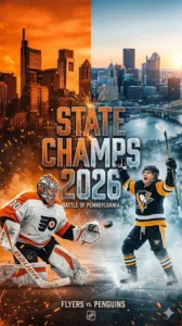 2026 Battle of PA Philadelphia Flyers State Champs & Viral Playoff Gear | EllieShirt