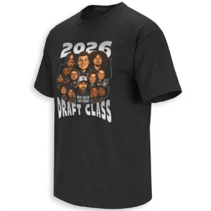 2026 DRAFT CLASS SHIRT – Las Vegas Raiders New Era in Vegas Draft Picks Fan Tee