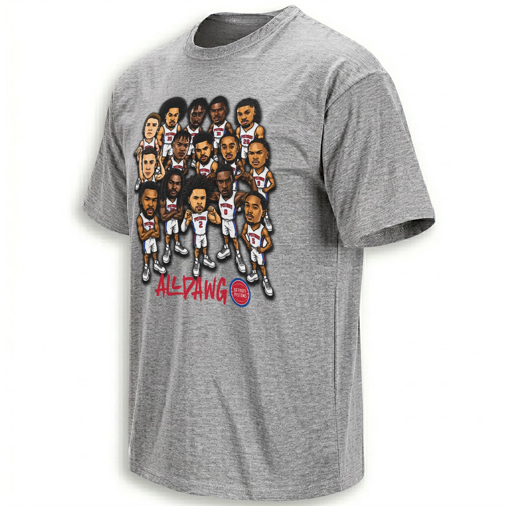ALL DAWG SHIRT – Detroit Pistons Game 7 Caricature Rally Tee G ALL DAWG SHIRT – Detroit Pistons Game 7 Caricature Rally Tee