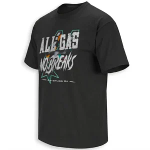 ALL GAS NO BRAKES SHIRT – San Antonio Spurs Playoff Streetwear Tee