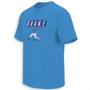 ATL DRAKE SLUGGER SWING SHIRT – Drake Baldwin Atlanta Braves Baseball Tee