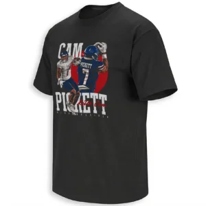CAM PICKETT KILLA CAM SHIRT – Cam Pickett Wide Receiver Football Graphic Tee