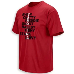 CAROLINA HURRICANES NAMES SHIRT 2026 – Svech Chatty Freddie Ghost Hallsy Jarvy Playoffs Fan Tee