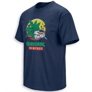 CHRONIC HEMPHOG SHIRT – Retro Stoner Hedgehog Parody Tee