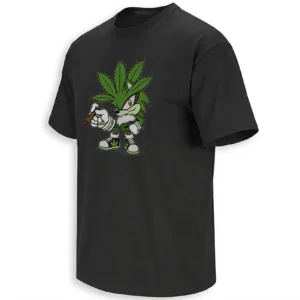 CHRONIC THE HEMPHOG SHIRT – Funny Sonic Parody Stoner Tee