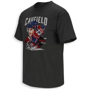 COLE CAUFIELD SHIRT – Montreal Canadiens Hockey Vintage Graphic Tee
