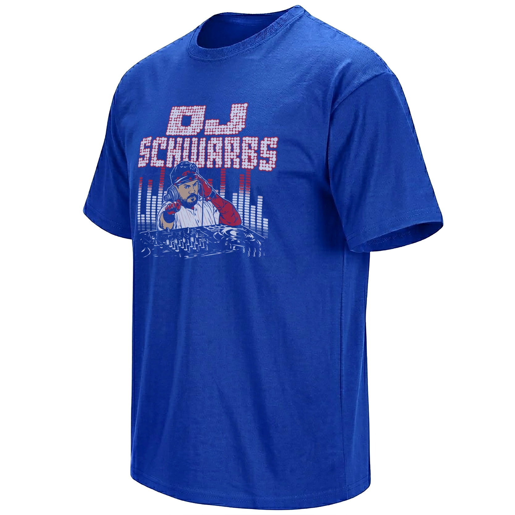 DJ SCHWARBS SHIRT – Kyle Schwarber Philadelphia Phillies Baseball DJ Tee DJ SCHWARBS SHIRT – Kyle Schwarber Philadelphia Phillies Baseball DJ Tee