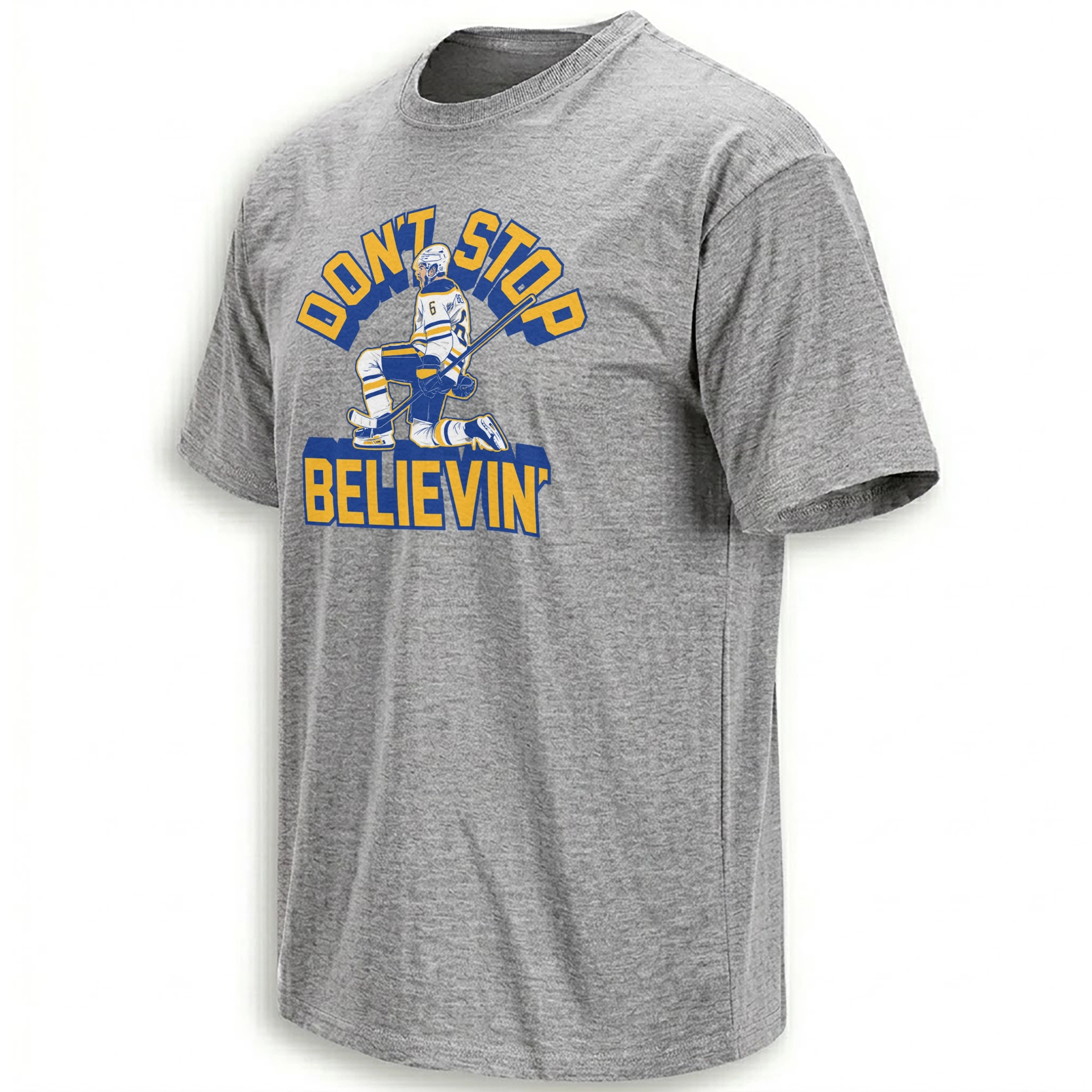 DON'T STOP BELIEVIN' SHIRT – Zach Benson Buffalo Sabres 2026 Playoffs Hockey Tee DON'T STOP BELIEVIN' SHIRT – Zach Benson Buffalo Sabres 2026 Playoffs Hockey Tee