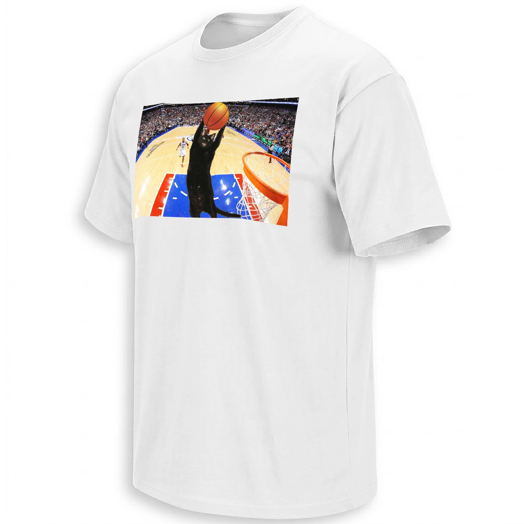 DUNKING CAT SHIRT – Viral Black Cat Basketball Meme Tee Inspired by Jarrett Allen’s Playoff Arrival Fit W DUNKING CAT SHIRT – Viral Black Cat Basketball Meme Tee Inspired by Jarrett Allen’s Playoff Arrival Fit