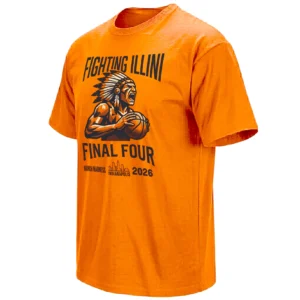 FIGHTING ILLINI FINAL FOUR 2026 SHIRT – Illinois March Madness Tee