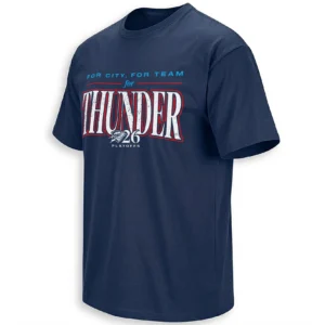 FOR CITY FOR TEAM FOR THUNDER SHIRT – Oklahoma City Thunder 2026 Western Conference Semifinals Game 2 Playoffs Tee