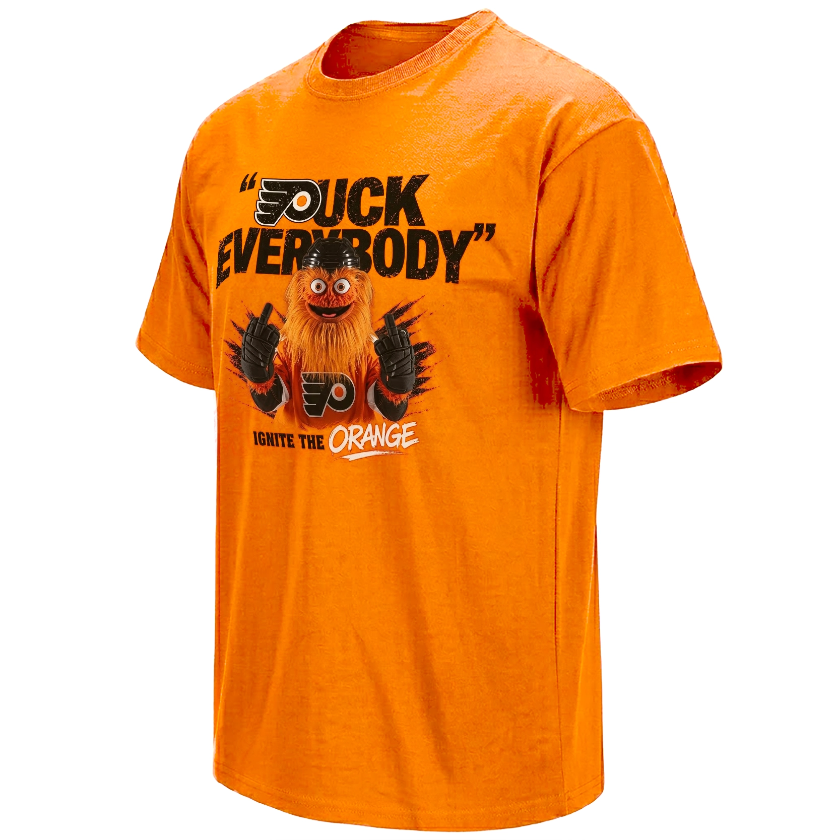 FUCK EVERYBODY SHIRT – Philadelphia Flyers Gritty Mascot 2026 NHL Playoffs “Ignite The Orange” Tee FUCK EVERYBODY SHIRT – Philadelphia Flyers Gritty Mascot 2026 NHL Playoffs “Ignite The Orange” Tee