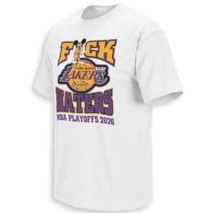 FUCK LAKERS HATERS SHIRT – Mickey Inspired Los Angeles Lakers 2026 NBA Playoffs Fan Tee