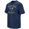 GEORGIA TECH BASEBALL SHIRT – Buzz Logo Yellow Jackets Vintage College Baseball Tee