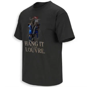 HANG IT IN THE LOUVRE SHIRT – Victor Wembanyama Poster Dunk Western Conference Finals Spurs Tee