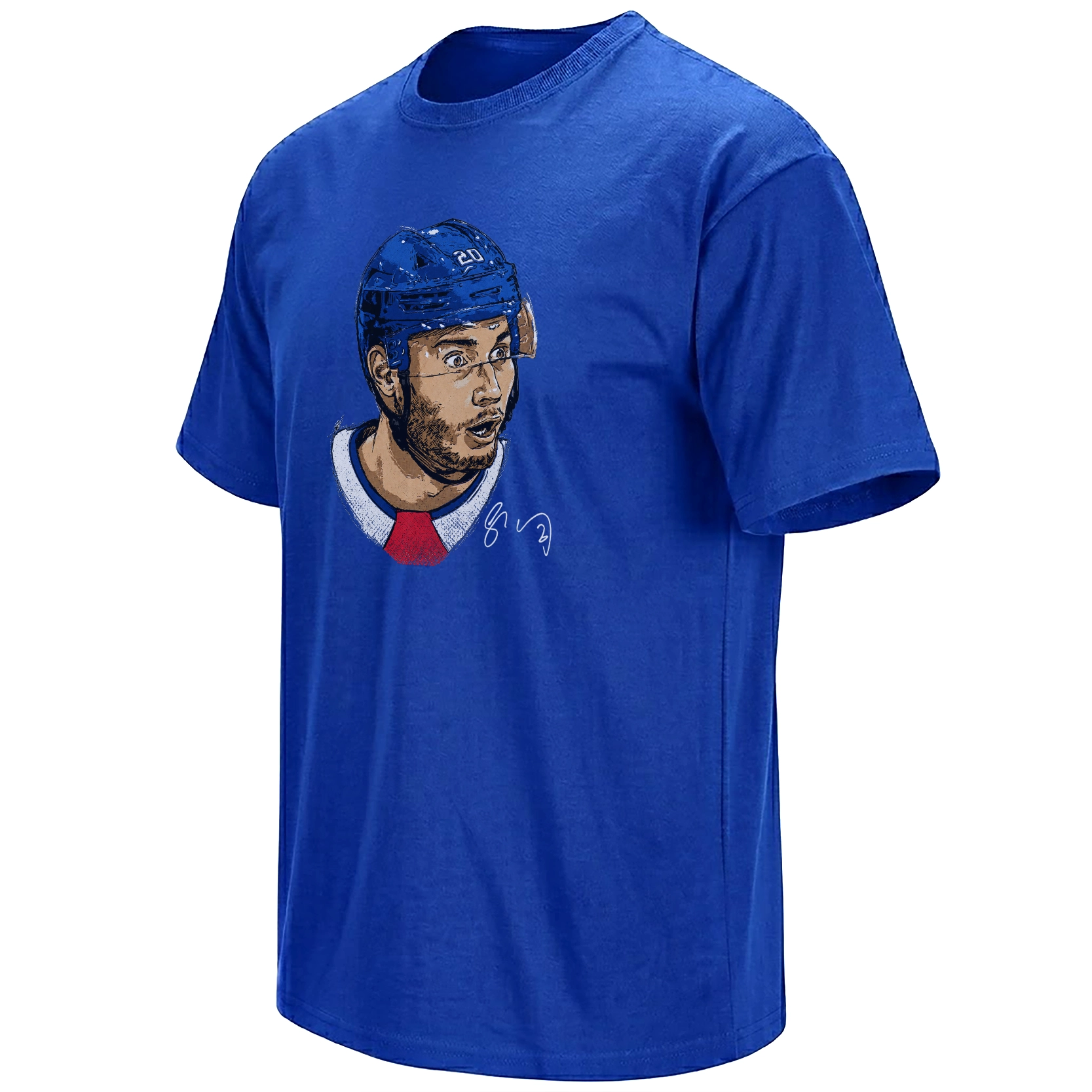 Juraj Slafkovsky Shirt Montreal Canadiens Hockey Face Reaction Graphic Tee Royal Blue