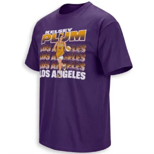 KELSEY PLUM STREET BALL SHIRT – Los Angeles Sparks Vintage WNBA Basketball Graphic Tee