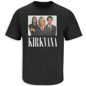 KIRKVANA SHIRT – Charlie Kirk Nirvana Parody Meme Tee Vintage 90s Grunge Satire Graphic Shirt Political Humor Streetwear Retro Band Spoof T-Shirt