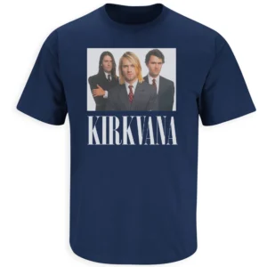 KIRKVANA SHIRT – Charlie Kirk Nirvana Parody Meme Tee Vintage 90s Grunge Satire Graphic Shirt Political Humor Streetwear Retro Band Spoof T-Shirt
