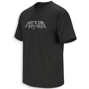 LET’S GO SPURS SHIRT – San Antonio Basketball 2026 Playoffs Heavy Metal Fan Tee