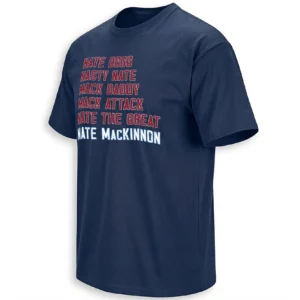 MACK LIST SHIRT – Nathan MacKinnon Colorado Avalanche 2026 Playoffs Hockey Tee