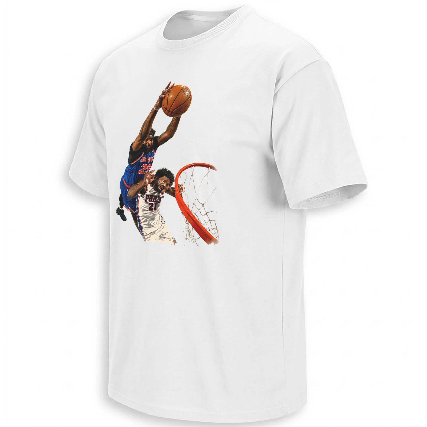 Mitch Rob On Embiids Head Shirt White