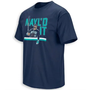 NAYL’D IT SHIRT – Josh Naylor Bat Flip Seattle Mariners 2026 Viral Home Run Fan Tee