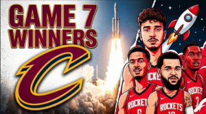 NBA Playoffs 2026 Cleveland Game 7 Heroics & Houston Rockets Roster Gear