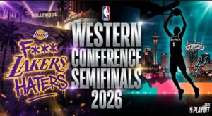 NBA Playoffs 2026 Lakers ''Haters'' Rebellion & Spurs Western Conference Semifinals Gear