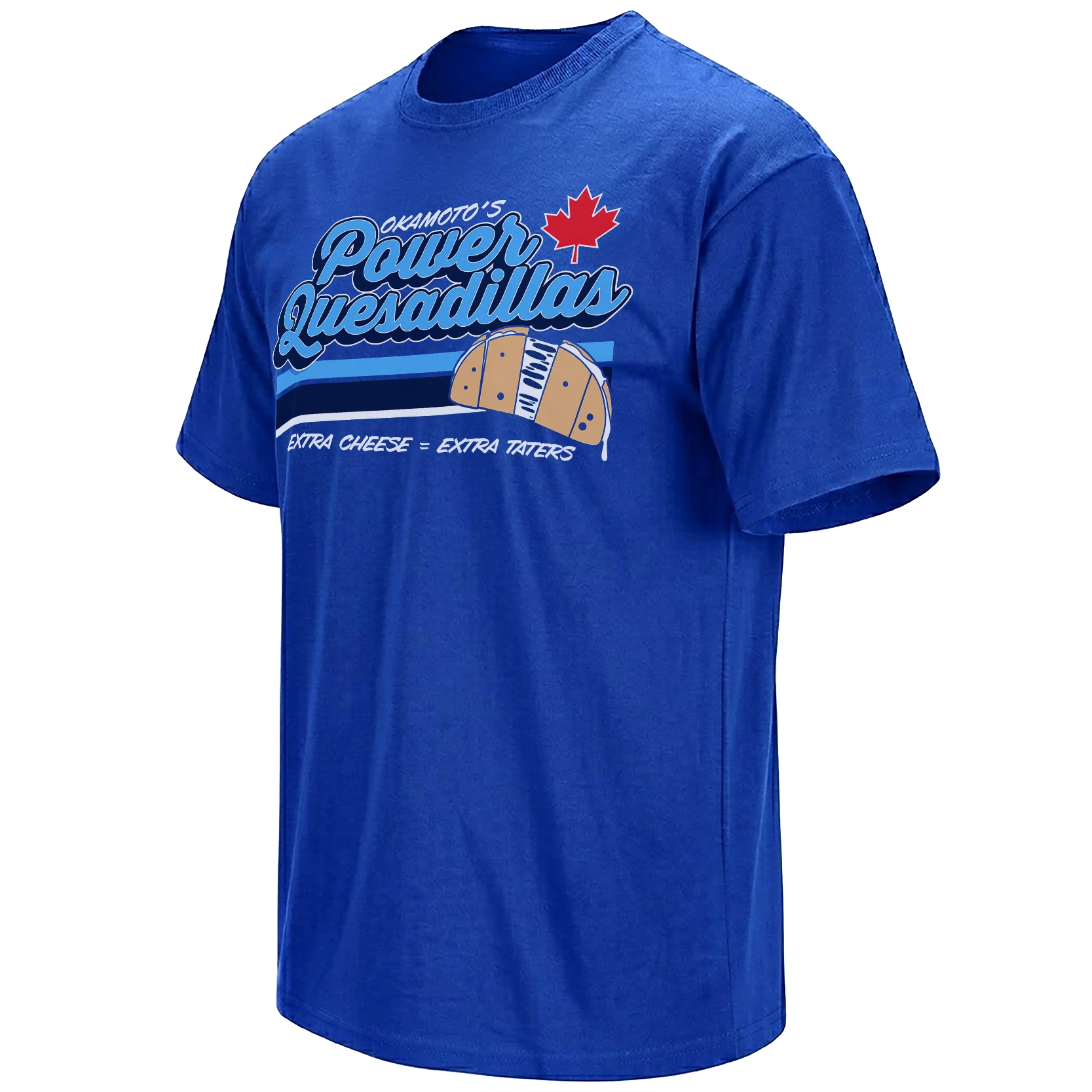 OKAMOTO’S POWER QUESADILLAS SHIRT – Kazuma Okamoto Toronto Blue Jays Funny Baseball Food Graphic Tee OKAMOTO’S POWER QUESADILLAS SHIRT – Kazuma Okamoto Toronto Blue Jays Funny Baseball Food Graphic Tee