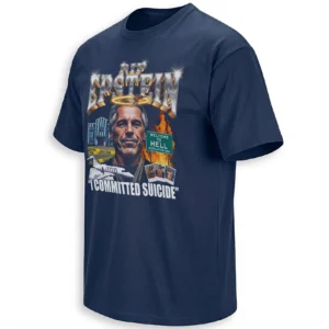 RIP JEFFREY EPSTEIN SHIRT – “I Committed Suicide” Conspiracy Meme Dark Humor Graphic Tee