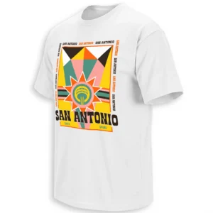 SAN ANTONIO SATX SPURS SHIRT – Retro Fiesta City Basketball Tee