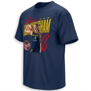 SOPHIE CUNNINGHAM SHIRT – Indiana Fever WNBA Basketball Vintage Fan Tee